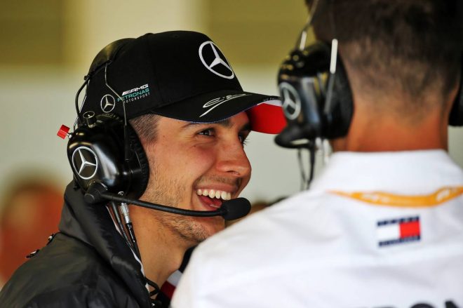 2019年F1第10戦イギリスGP　メルセデスのリザーブドライバー、エステバン・オコン