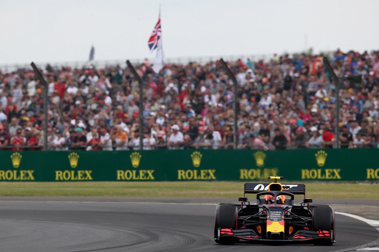 2019年F1第10戦イギリスGP土曜　ピエール・ガスリーが乗るレッドブルRB15・ホンダ