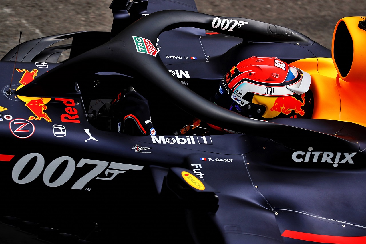 2019年F1第10戦イギリスGP　ピエール・ガスリーが乗るレッドブルRB15・ホンダ