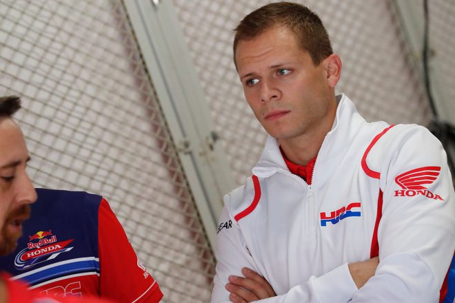 耐久仕様のCBR1000RR SP2を走らせるも2分8秒台でしか走れていないステファン・ブラドル