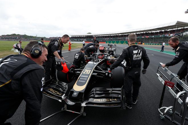 2019年F1第10戦イギリスGP　ロマン・グロージャン（ハース）