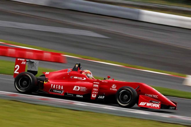 全日本F3選手権第11戦で3位表彰台を獲得した大湯都史樹(TODA FIGHTEX)