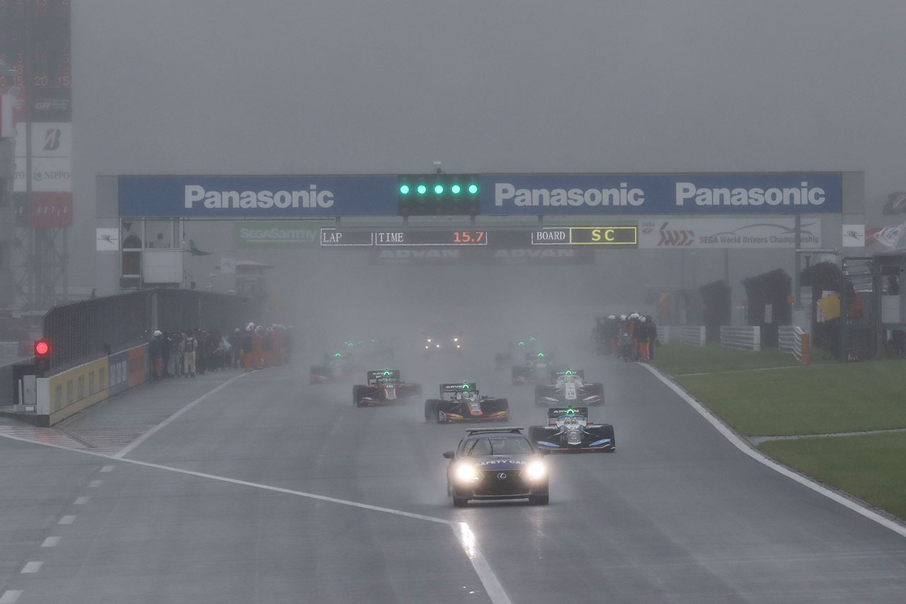 ウエットコンディションのなか争われた2019年スーパーフォーミュラ第4戦富士の決勝