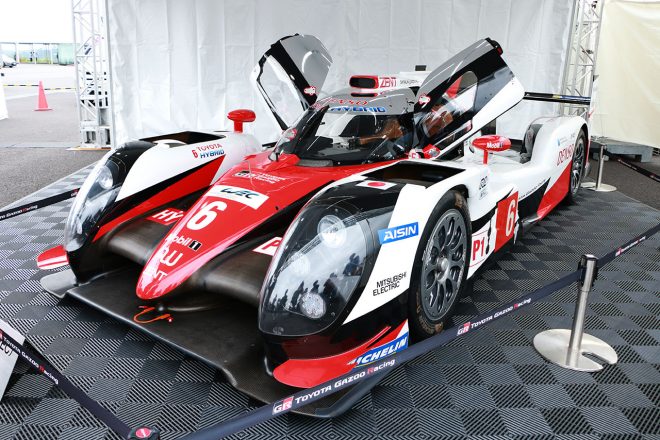 WECに参戦したTS050 HYBRIDが展示