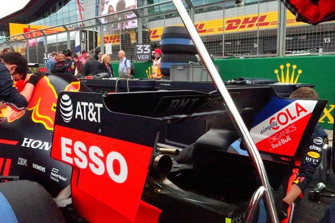 2019年F1第10戦イギリスGP　レッドブル・ホンダの作業風景