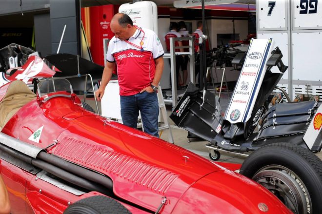 フレデリック・バスール代表は昔のアルファロメオのマシンに夢中だったとさ