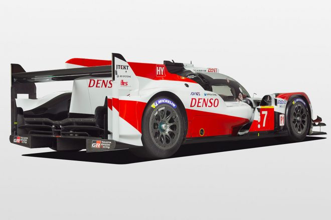 2019／20年型トヨタTS050ハイブリッドの右リヤビュー