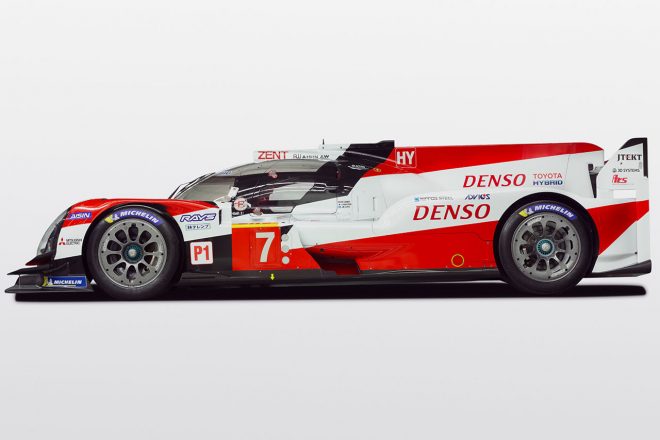 2019／20年型トヨタTS050ハイブリッドの左サイドビュー