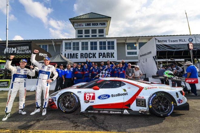 優勝したフォード・チップ・ガナッシ・レーシング