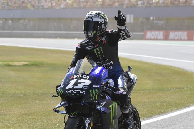 第8戦オランダGPで2019年シーズン初優勝のマーベリック・ビニャーレス（モンスターエナジー・ヤマハMotoGP）