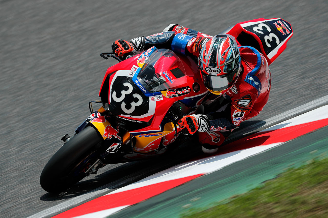 第2回公式合同テスト初日にトップタイムをマークした高橋巧（Red Bull Honda）