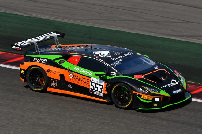 オレンジ1・FFFレーシングの563号車ランボルギーニ