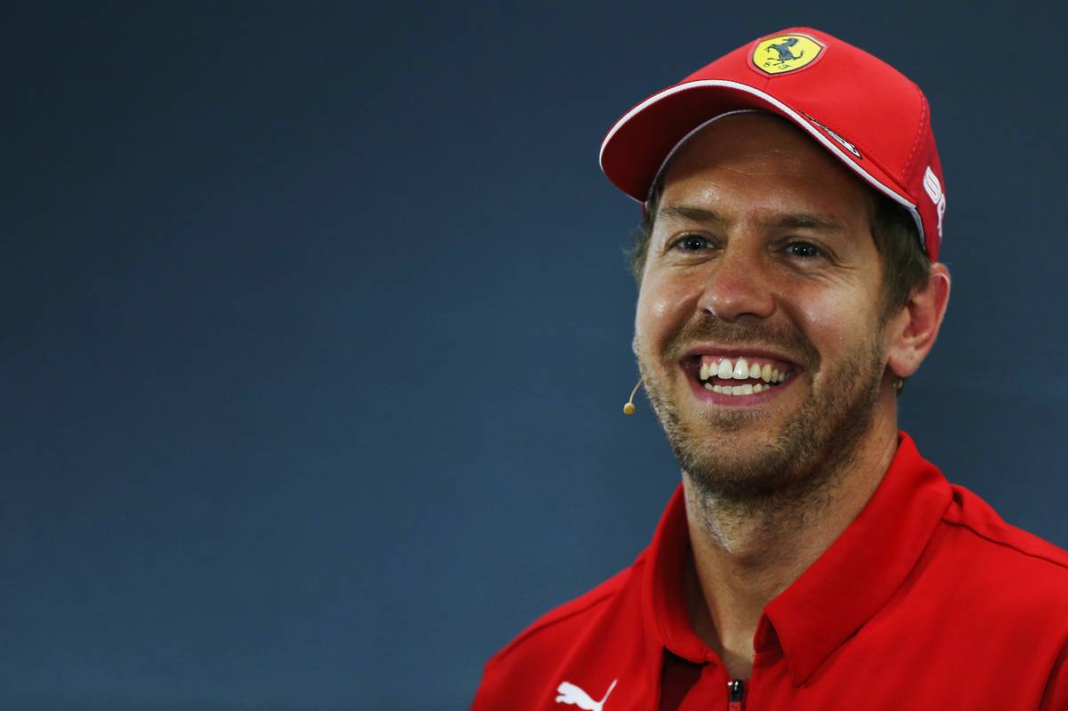 2019年F1第11戦ドイツGP木曜会見　セバスチャン・ベッテル（フェラーリ）