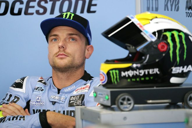 イエローライダーのトップとなったアレックス・ロウズ（YAMAHA FACTORY RACING TEAM）