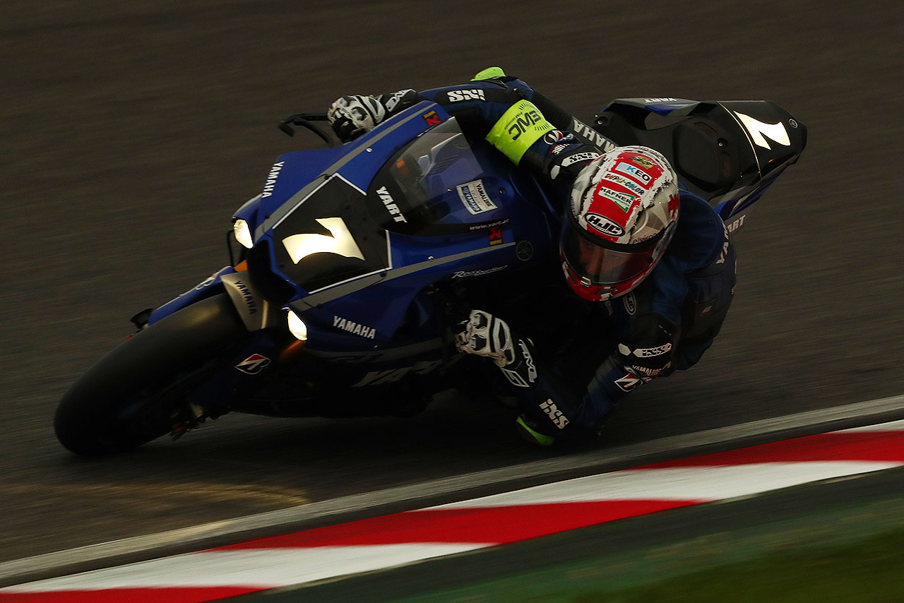 夜間フリー走行でトップタイムをマークしたYART-YAMAHA