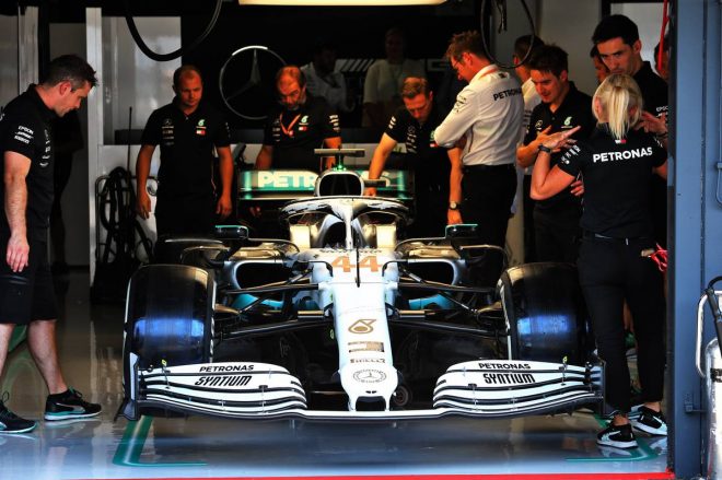 2019年F1第11戦ドイツGP　メルセデスのモータースポーツ活動125周年記念カラー