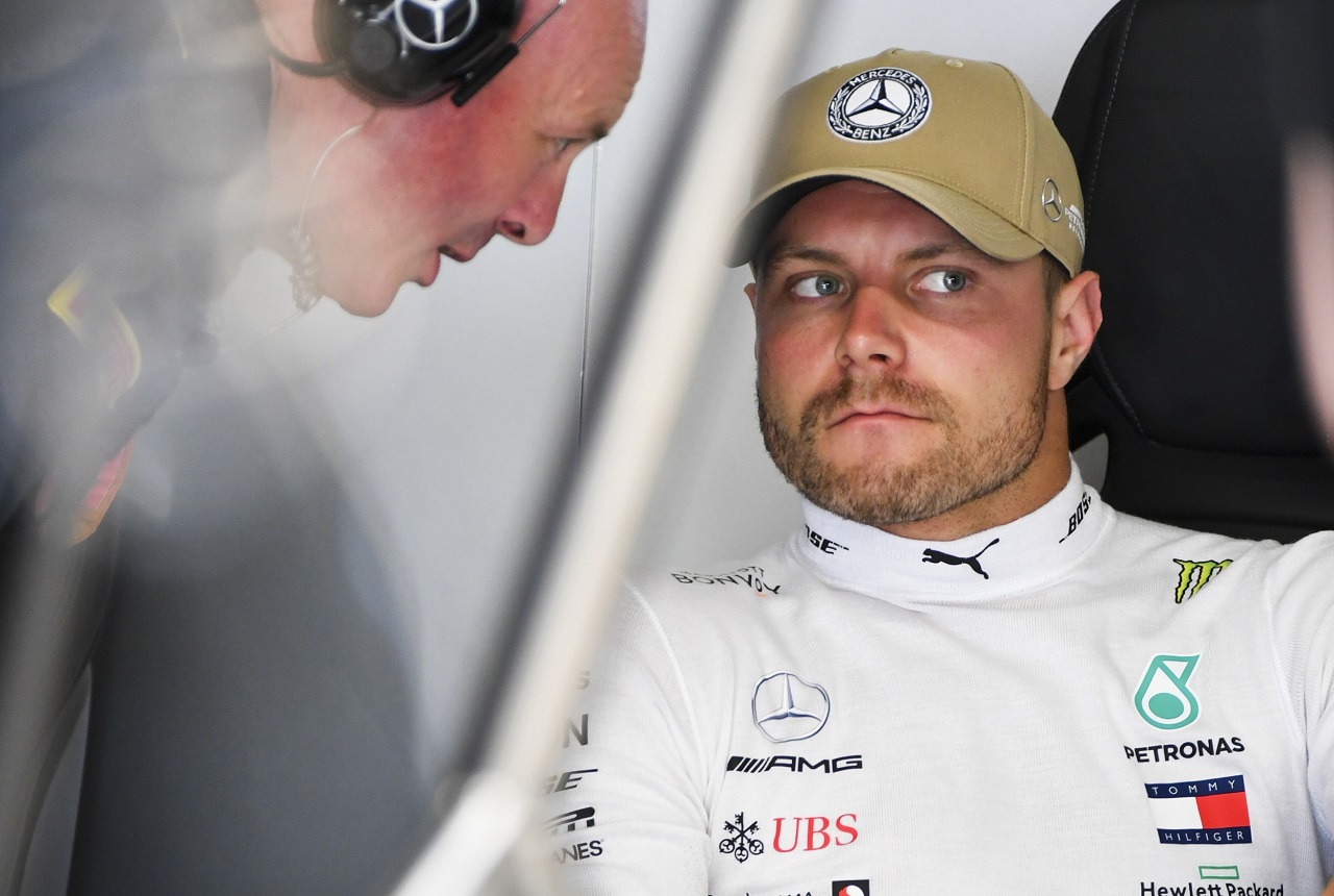 2019年F1第11戦ドイツGP金曜プラクティスでのバルテリ・ボッタス（メルセデス）