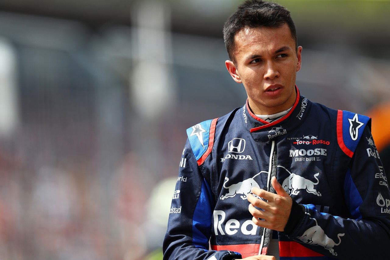 2019年F1第11戦ドイツGP土曜　トロロッソ・ホンダのアレクサンダー・アルボン