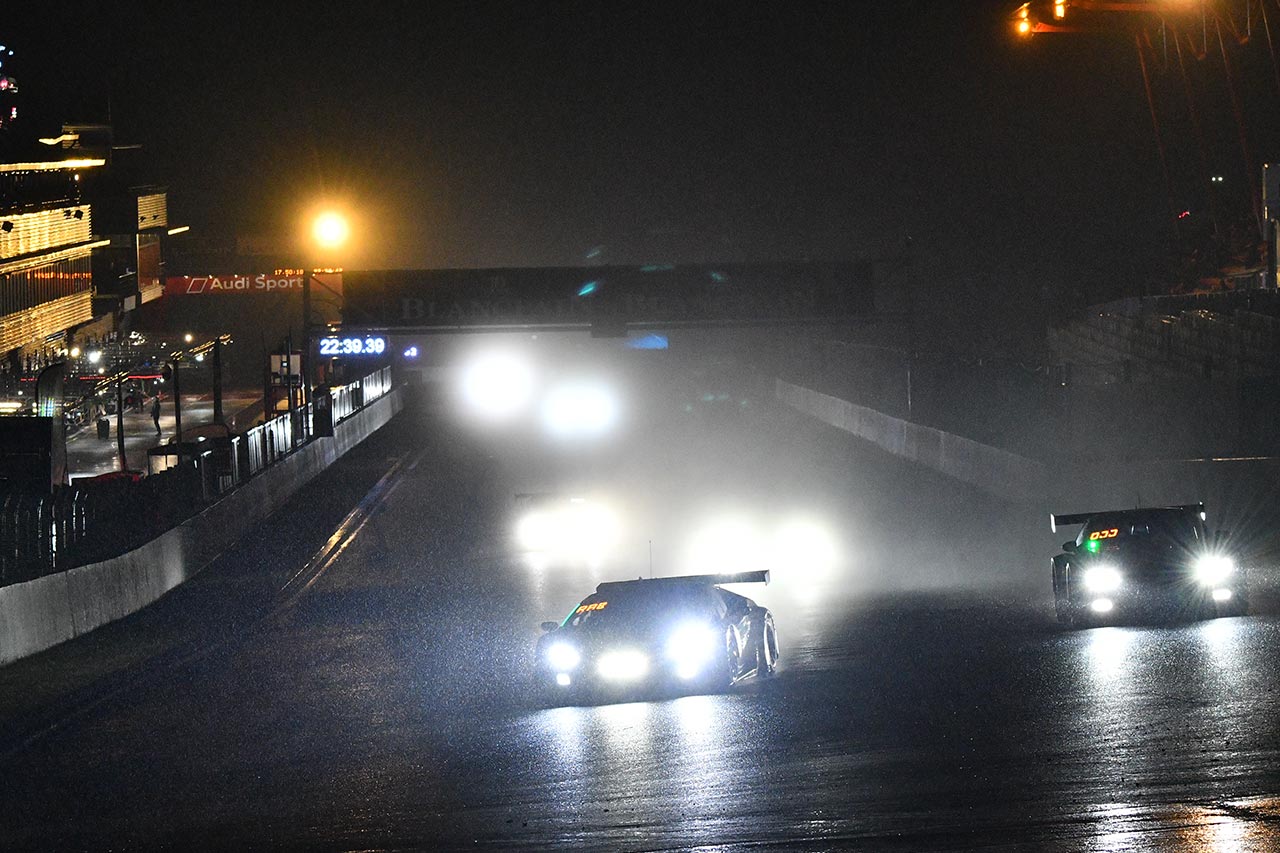 今季のスパ24時間は雨のレースとなった。