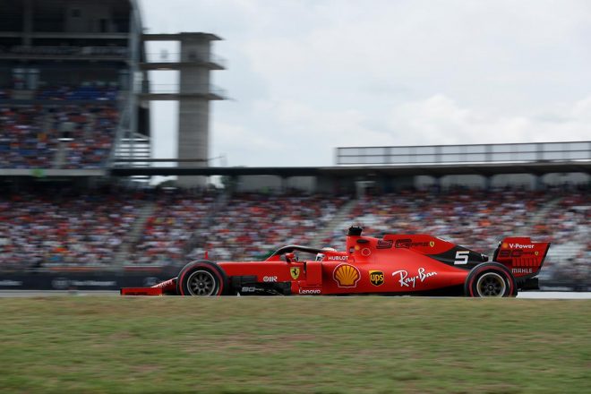 2019年F1第11戦ドイツGP　セバスチャン・ベッテル（フェラーリ）