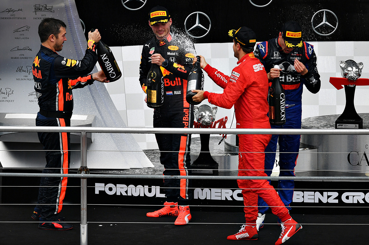 2019年F1第11戦ドイツGP　表彰台