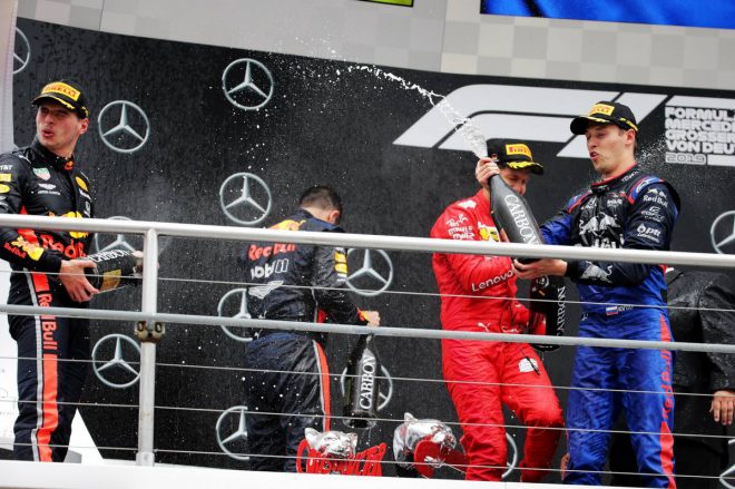2019年F1第11戦ドイツGP　表彰台