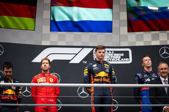 2019年F1第11戦ドイツGP　表彰台