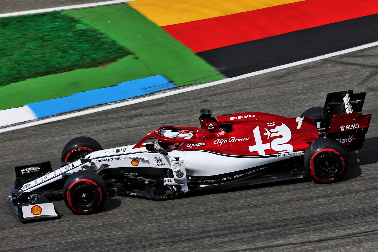 2019年F1第11戦ドイツGP　アルファロメオのキミ・ライコネン