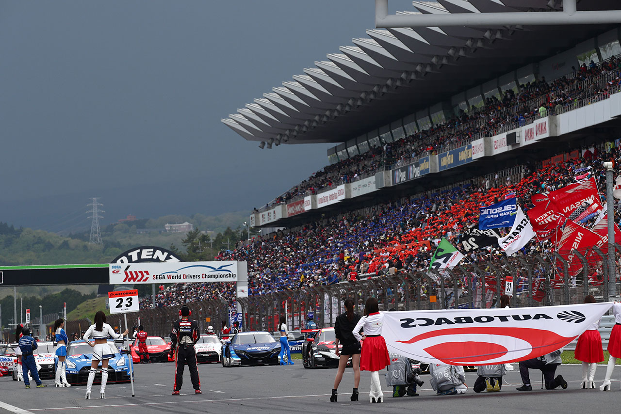 5月に富士スピードウェイで行われたスーパーGT第2戦の様子