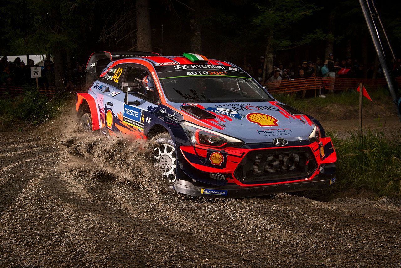 これがヒュンダイでの初戦となるクレイグ・ブリーン（ヒュンダイi20クーペWRC）