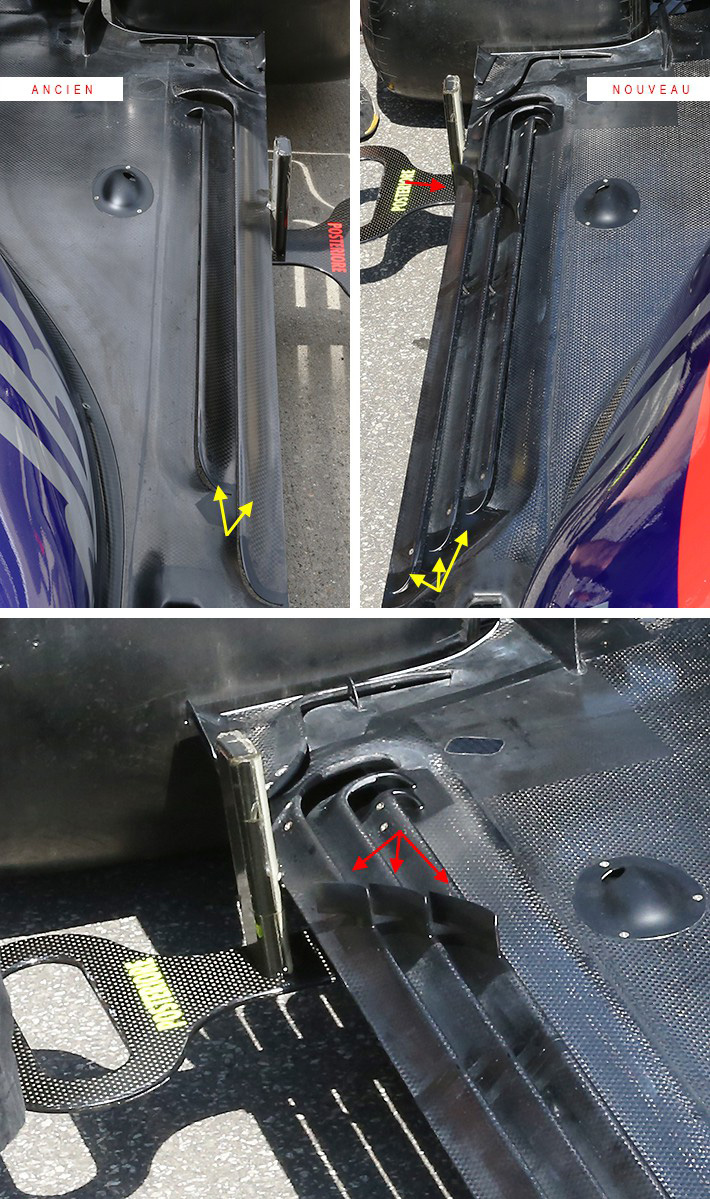 【F1技術解説】11年ぶりの表彰台に貢献した、トロロッソ・ホンダSTR14の空力アップデート