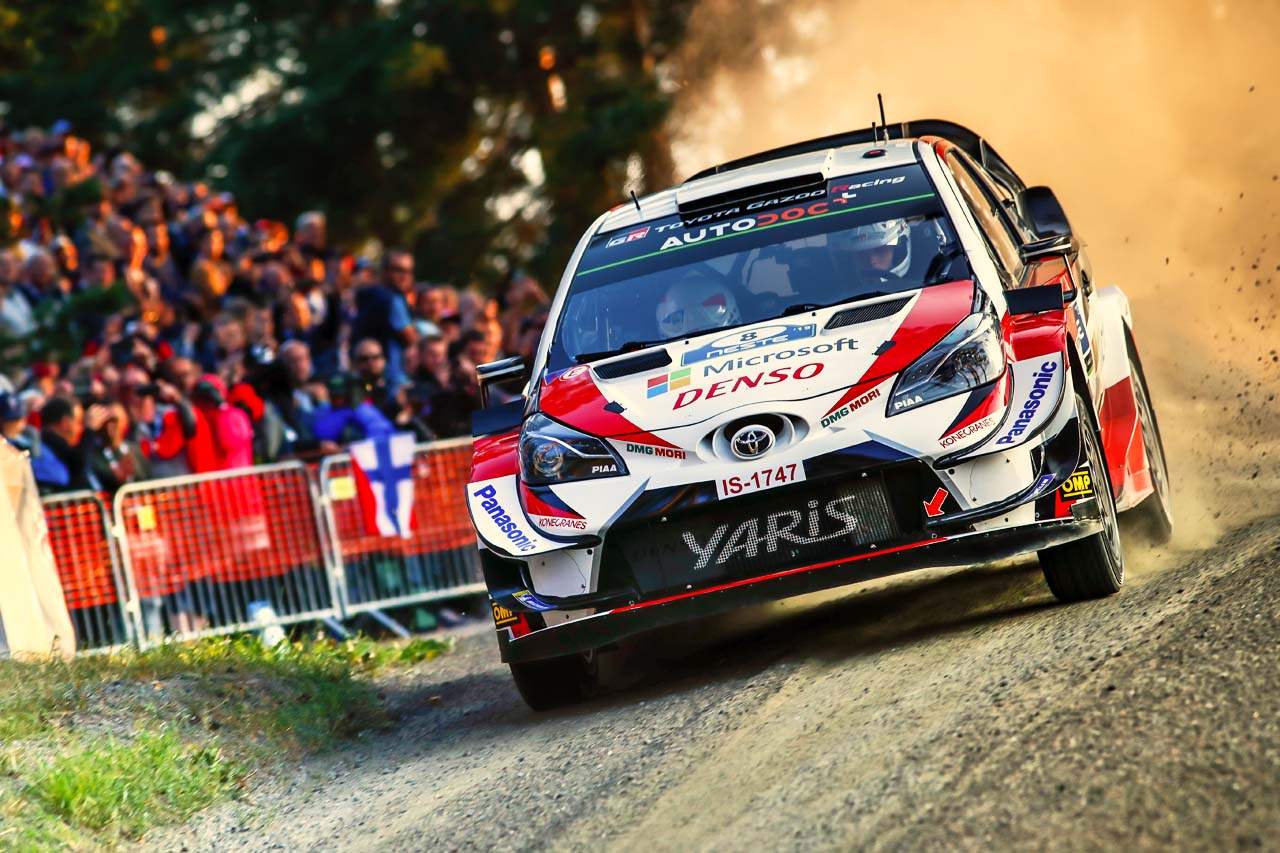 初日を終え2番手につけているオット・タナク（トヨタ・ヤリスWRC）