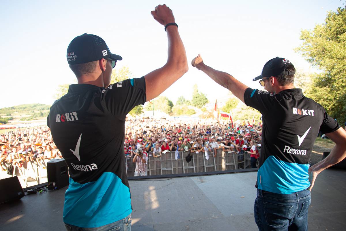 2019年F1第12戦ハンガリーGP　ロバート・クビサ、ジョージ・ラッセル（ウイリアムズ）