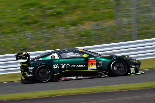 2019年のスーパーGT第5戦富士、GT300クラスの公式練習3番手につけたD’station Vantage GT3