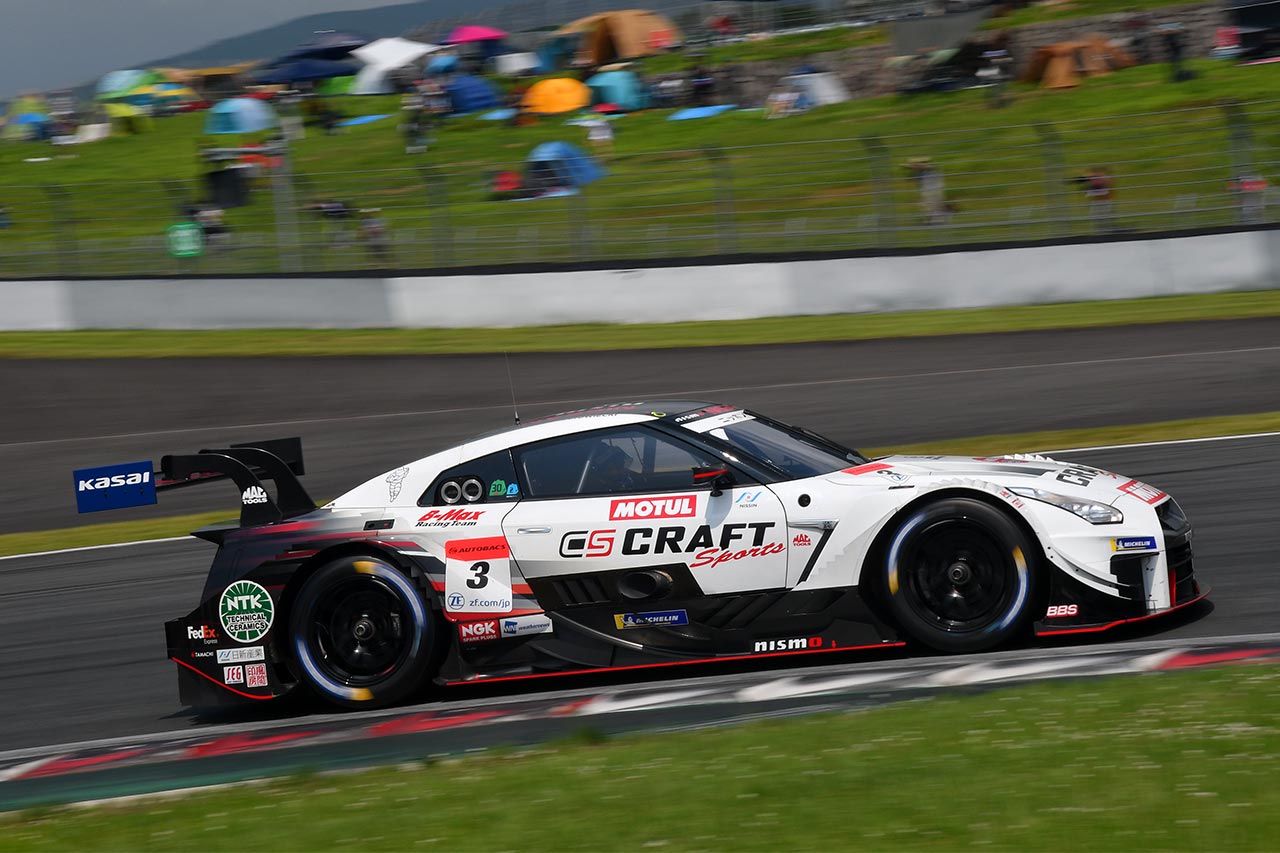 2019年のスーパーGT第5戦富士、GT500クラスの公式練習トップにつけたCRAFTSPORTS MOTUL GT-R