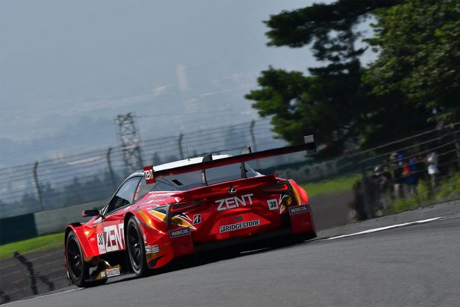 2019年のスーパーGT第5戦富士、GT500クラスの公式練習7番手につけたZENT CERUMO LC500