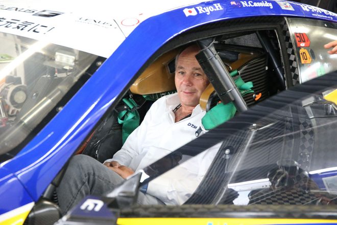 2019年のスーパーGT第5戦富士を訪れているゲルハルト・ベルガー