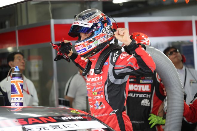 2019年のスーパーGT第5戦富士、GT500クラスの予選Q2アタックを担当し、ポールポジションを手にしたロニー・クインタレッリ（MOTUL AUTECH GT-R）