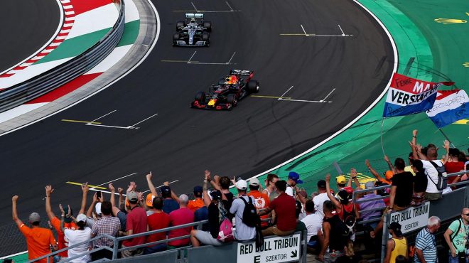 2019年F1第12戦ハンガリーGP　マックス・フェルスタッペン（レッドブル・ホンダ）が予選ポールポジション