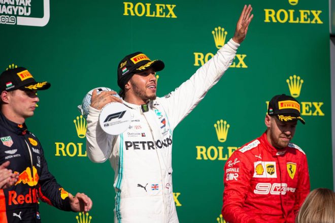 2019年F1第12戦ハンガリーGP決勝　優勝はルイス・ハミルトン（メルセデス）