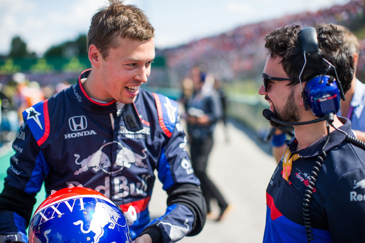 2019年F1第12戦ハンガリーGP日曜　ダニール・クビアト（トロロッソ・ホンダ）