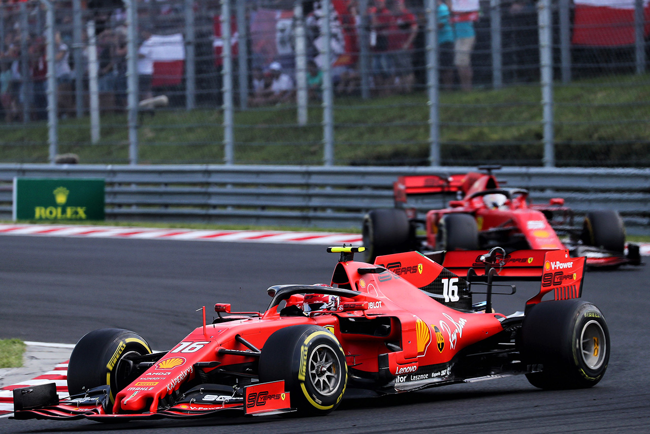 2019年F1第12戦ハンガリーGP　シャルル・ルクレール（フェラーリ）