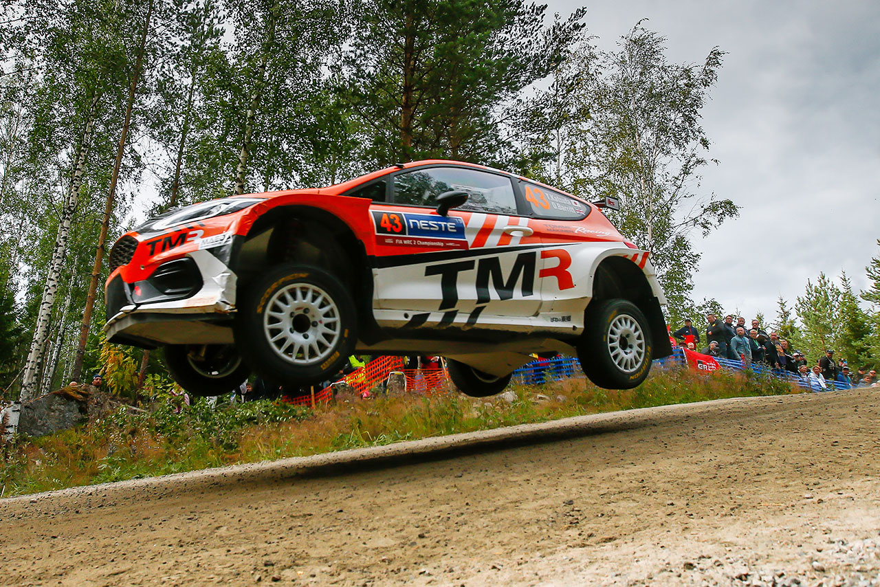 勝田貴元は、新型フォード・フィエスタR5のWRCデビュー戦でステアリングを握った