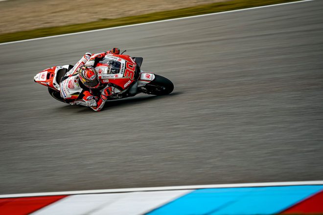 ブルノテストを11番手で終えた中上貴晶（LCRホンダ・イデミツ）