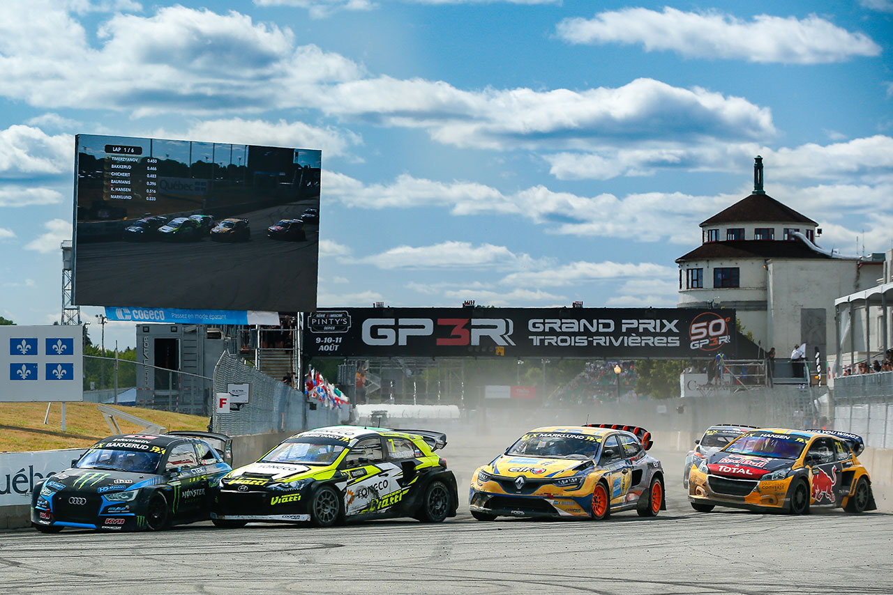 カナダのトロワ・リビエールで行われた世界ラリークロス第7戦