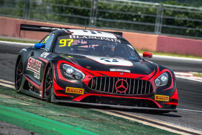 第9戦ヨンアムで優勝した97号車メルセデスAMG GT3