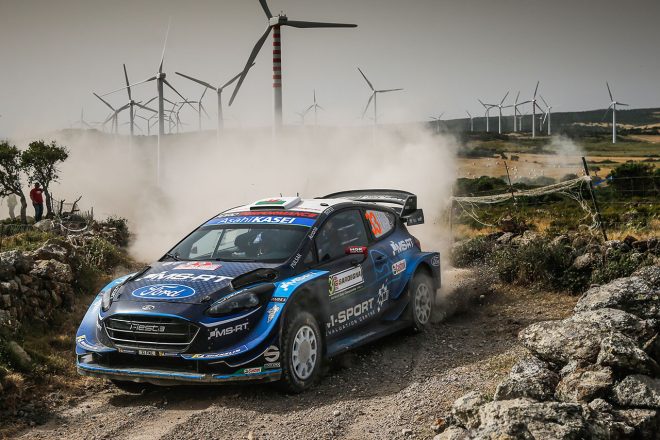 エルフィン・エバンスがドライブするフォード・フィエスタWRC