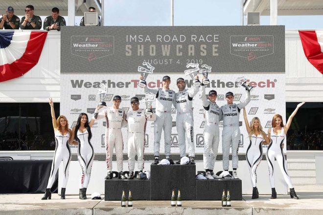 ワン・スリー・フィニッシュでダブル表彰台を獲得したマツダチーム・ヨースト