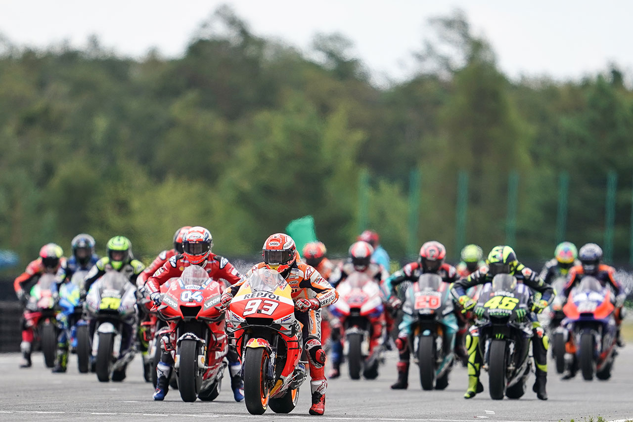 チェコGPのスタートシーン