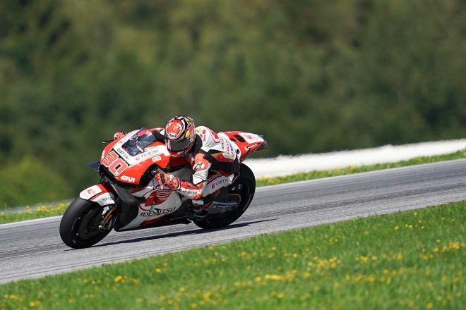 フリー走行2回目で3番手、初日総合4番手につけた中上。予選順位にも期待だ